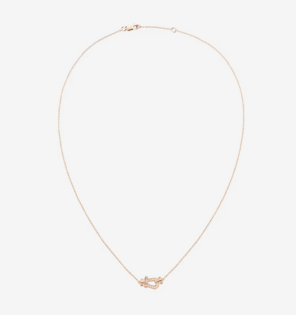 [Opulent Aurora]FORCE 10 DIAMOND PINK GOLD NECKLACE MINI MODEL