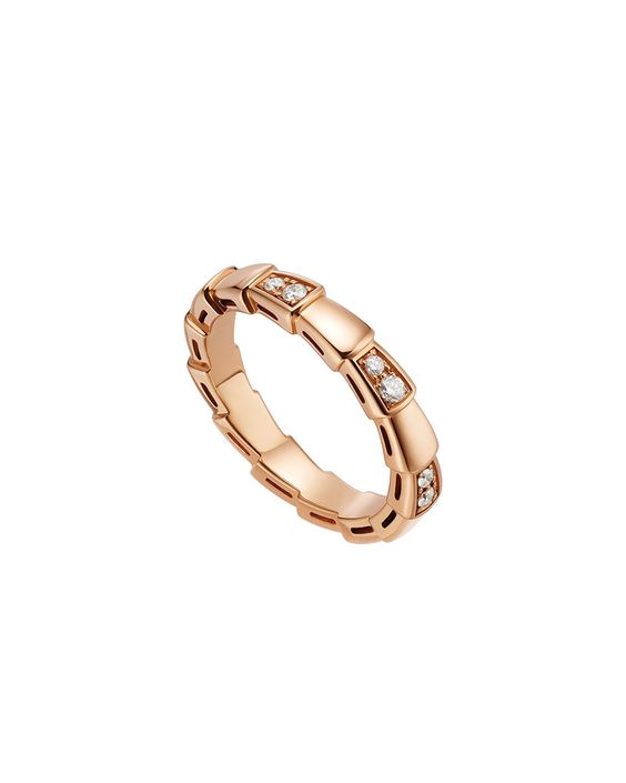 [Opulent Aurora]SERPENTI RING PINK GOLD  3MM