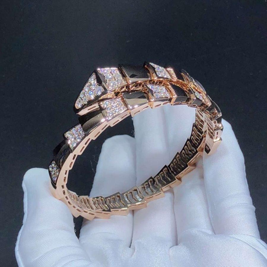 [Opulent Aurora]SERPENTI BRACELET PINK GOLD DIAMOND