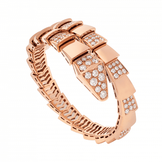 [Opulent Aurora]SERPENTI BRACELET PINK GOLD DIAMOND