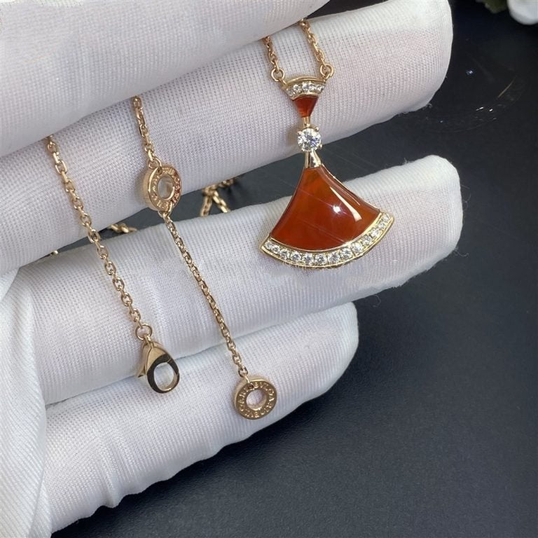 [Opulent Aurora]DREAM NECKLACE CARNELIAN DIAMOND