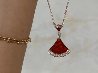 [Opulent Aurora]DREAM NECKLACE CARNELIAN DIAMOND