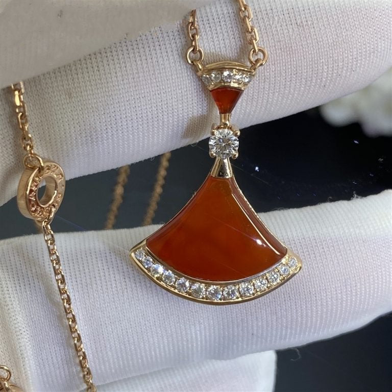 [Opulent Aurora]DREAM NECKLACE CARNELIAN DIAMOND