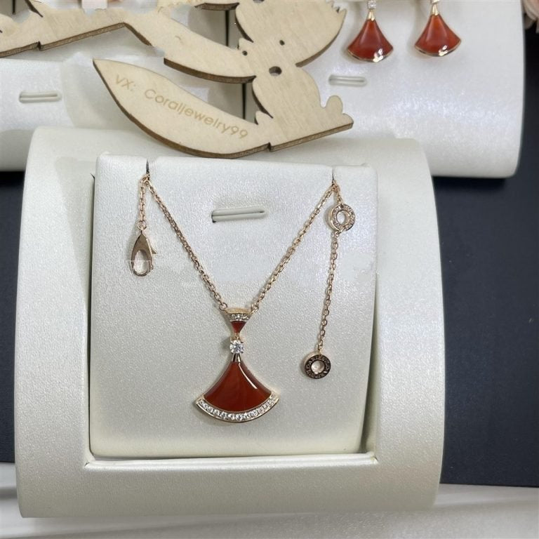 [Opulent Aurora]DREAM NECKLACE CARNELIAN DIAMOND