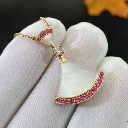 [Opulent Aurora]DREAM NECKLACE MOP PINK DIAMOND