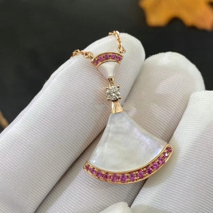 [Opulent Aurora]DREAM NECKLACE MOP PINK DIAMOND