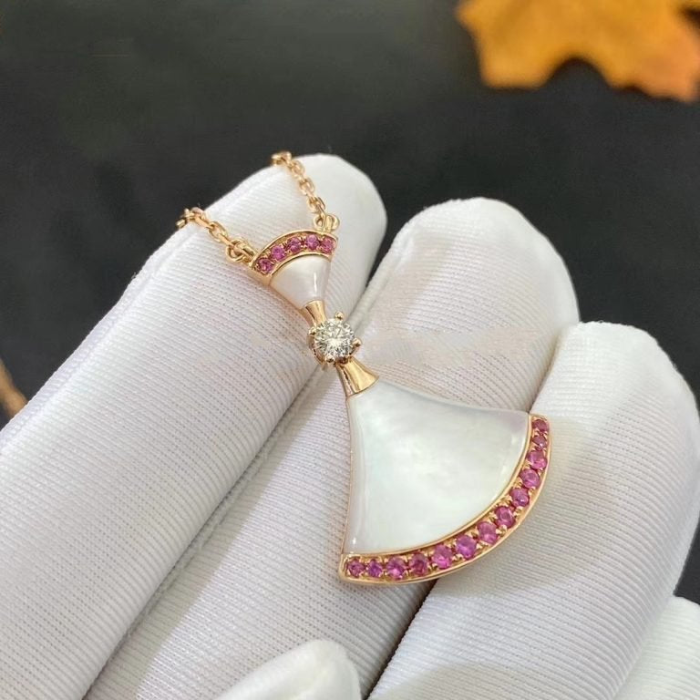 [Opulent Aurora]DREAM NECKLACE MOP PINK DIAMOND