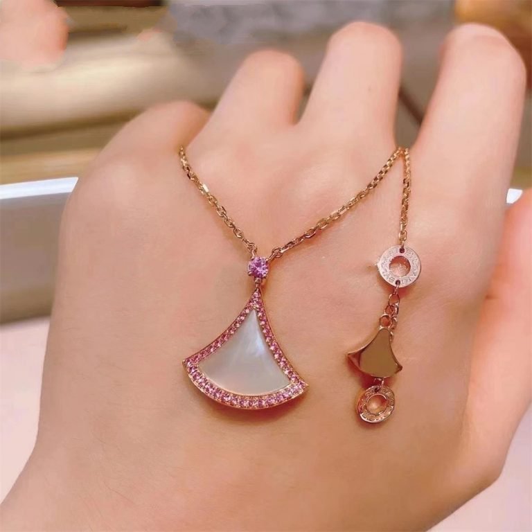 [Opulent Aurora]DREAM NECKLACE MOP DIAMOND PINK