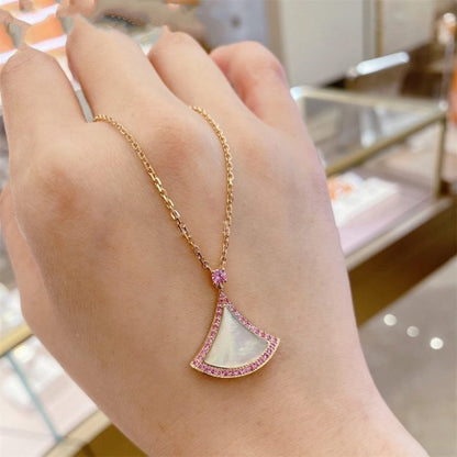 [Opulent Aurora]DREAM NECKLACE MOP DIAMOND PINK