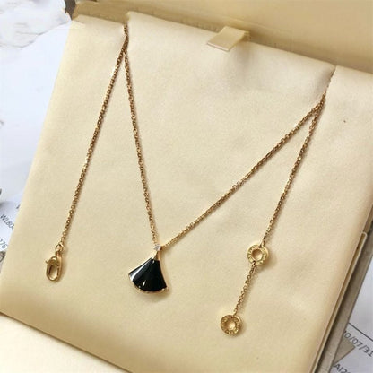 [Opulent Aurora]DREAM NECKLACE ONYX 1 DIAMOND