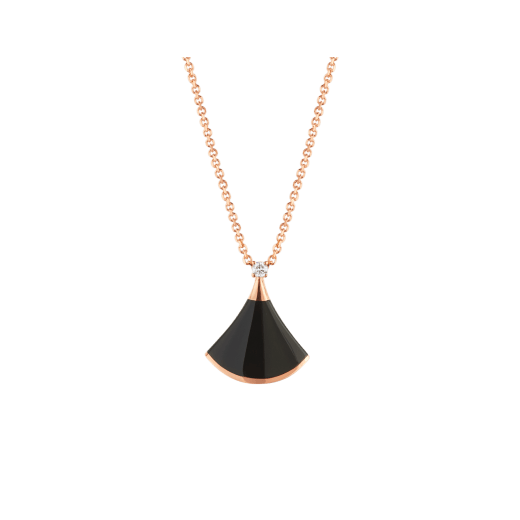 [Opulent Aurora]DREAM NECKLACE ONYX 1 DIAMOND