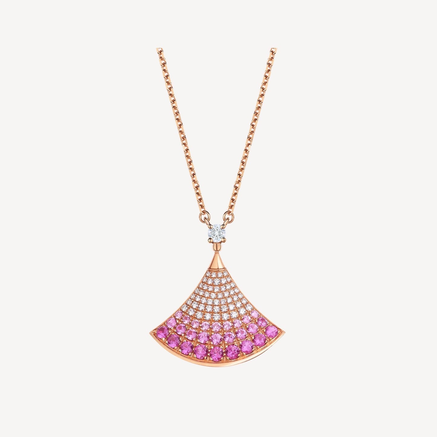 [Opulent Aurora]DREAM NECKLACE PINK GOLD PINK DIAMOND