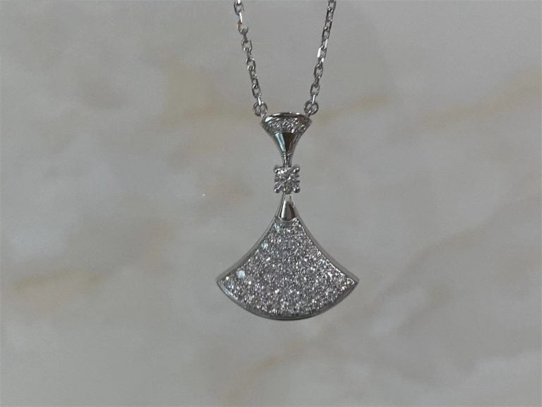 [Opulent Aurora]DREAM NECKLACE SILVER FULL DIAMOND