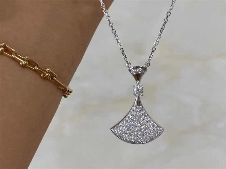 [Opulent Aurora]DREAM NECKLACE SILVER FULL DIAMOND