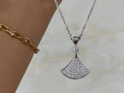 [Opulent Aurora]DREAM NECKLACE SILVER FULL DIAMOND