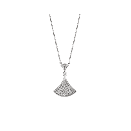 [Opulent Aurora]DREAM NECKLACE SILVER FULL DIAMOND