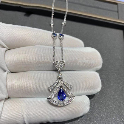 [Opulent Aurora]DREAM NECKLACE AGATE DIAMOND SILVER