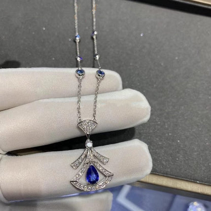 [Opulent Aurora]DREAM NECKLACE AGATE DIAMOND SILVER