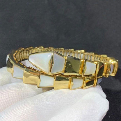 [Opulent Aurora]SERPENTI BRACELET MOP GOLD