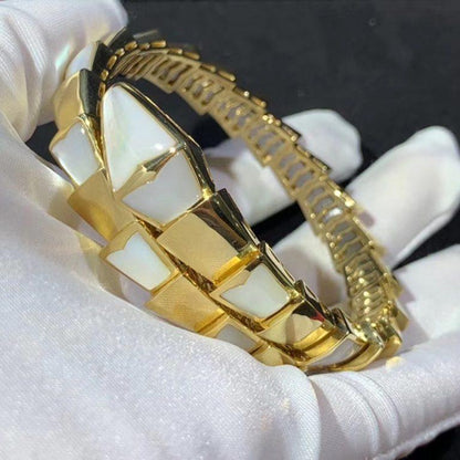 [Opulent Aurora]SERPENTI BRACELET MOP GOLD