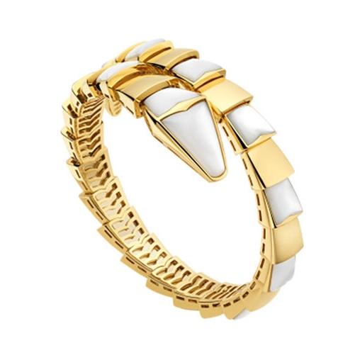 [Opulent Aurora]SERPENTI BRACELET MOP GOLD