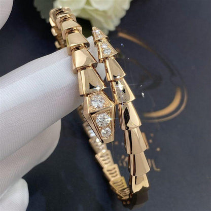 [Opulent Aurora]SERPENTI BRACELET DIAMONDS PINK GOLD