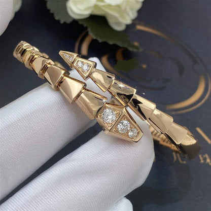 [Opulent Aurora]SERPENTI BRACELET DIAMONDS PINK GOLD