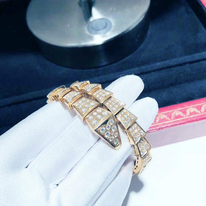 [Opulent Aurora]SERPENTI BRACELET 8MM PINK GOLD DIAMOND