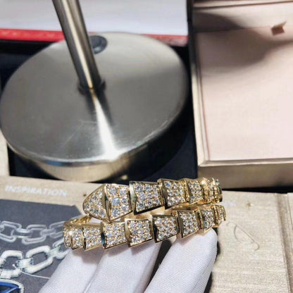 [Opulent Aurora]SERPENTI BRACELET 8MM GOLD DIAMOND