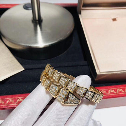 [Opulent Aurora]SERPENTI BRACELET 8MM GOLD DIAMOND