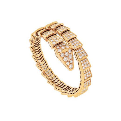 [Opulent Aurora]SERPENTI BRACELET 8MM GOLD DIAMOND