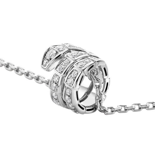 [Opulent Aurora]SERPENTI  NECKLACE DOUBLE RING DIAMOND