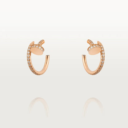 [Opulent Aurora]JUSTE EARRINGS 12.75MM PINK GOLD DIAMOND