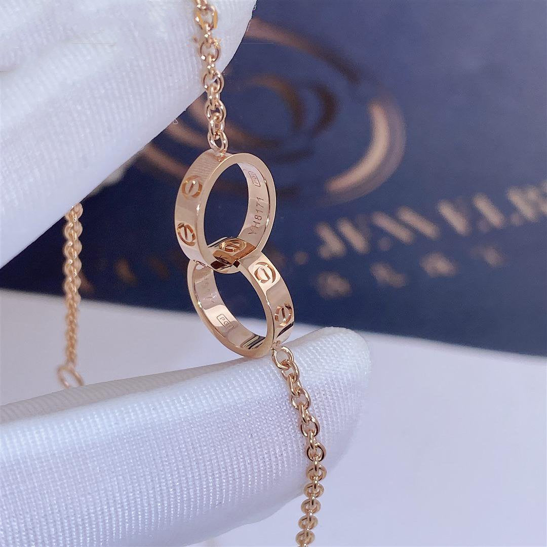 [Opulent Aurora]LOVE BRACELET DOUBLE RING