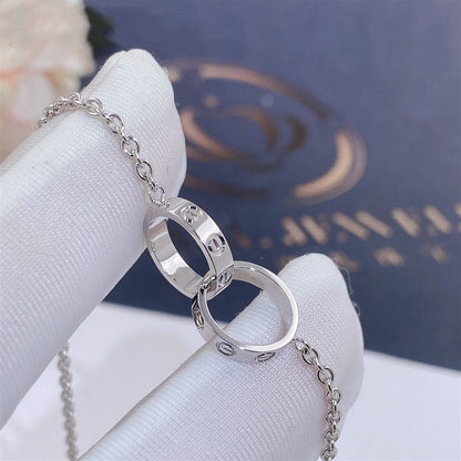 [Opulent Aurora]LOVE BRACELET DOUBLE RING