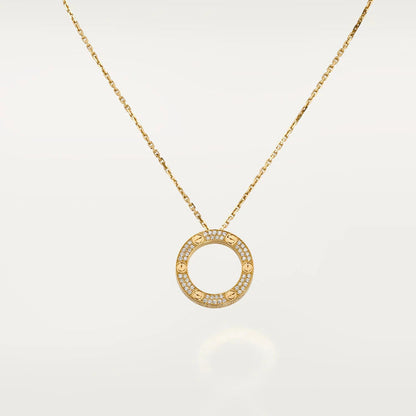 [Opulent Aurora]LOVE NECKLACE ADJUSTABLE ROSE GOLD