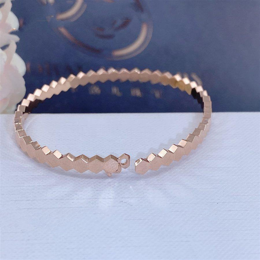 [Opulent Aurora]BEE LOVE PINK GOLD BRACELET