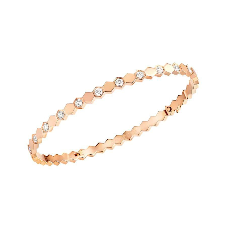 [Opulent Aurora]BEE LOVE PINK GOLD DIAMOND BRACELET