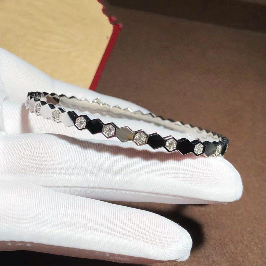 [Opulent Aurora]BEE LOVE SILVER DIAMOND BRACELET