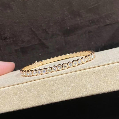 [Opulent Aurora]BEE LOVE GOLD BRACELET FULL DIAMOND