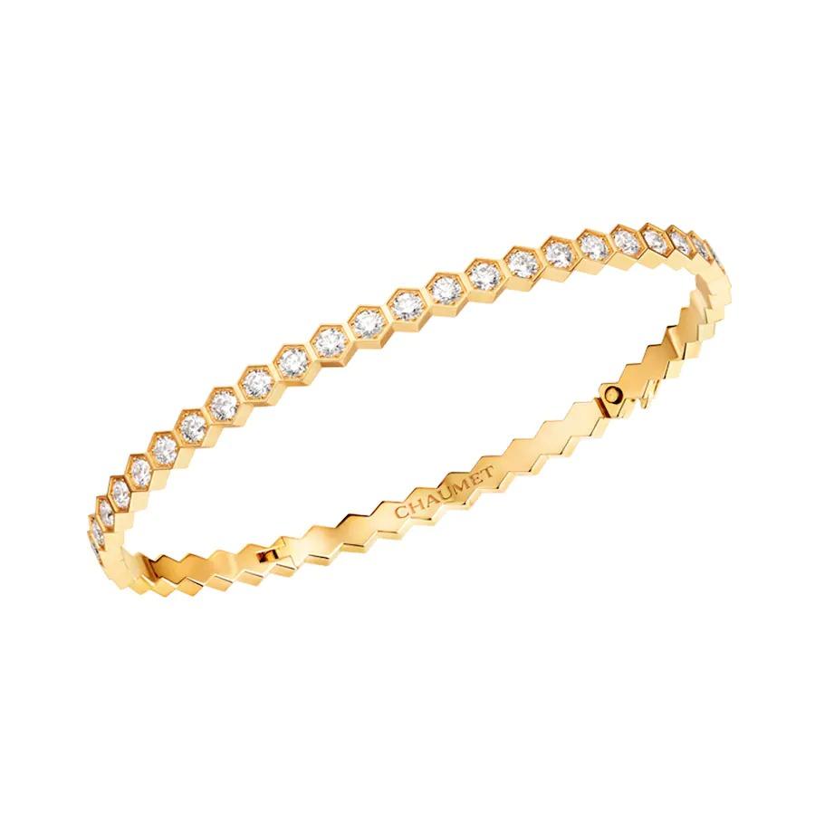 [Opulent Aurora]BEE LOVE GOLD BRACELET FULL DIAMOND