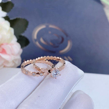 [Opulent Aurora]BEE LOVE RING PINK GOLD 1 DIAMOND