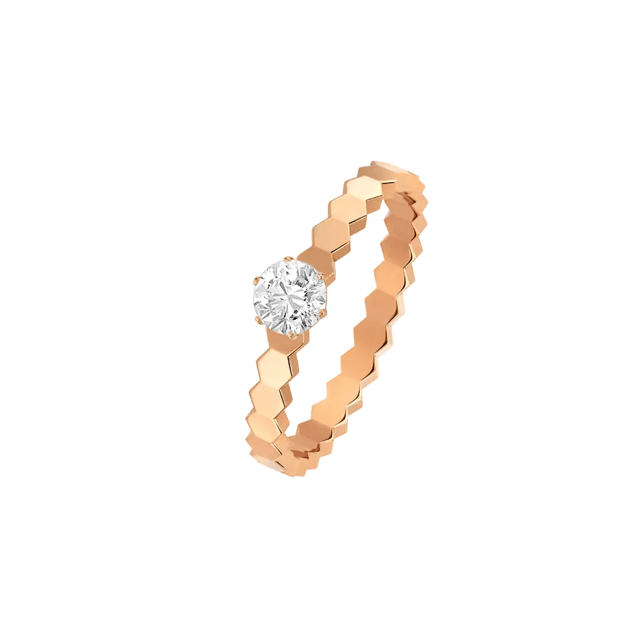 [Opulent Aurora]BEE LOVE RING PINK GOLD 1 DIAMOND