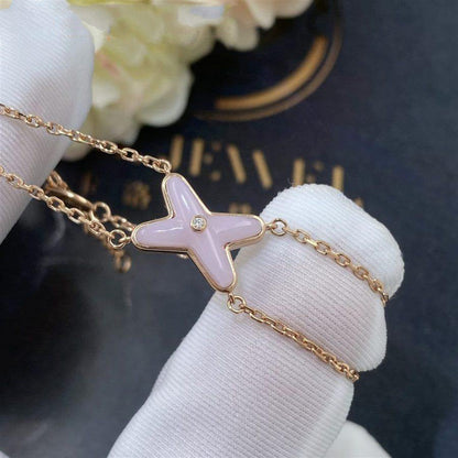 [Opulent Aurora]JEUX BRACELET PINK MOP PINK GOLD 1 DIAMOND