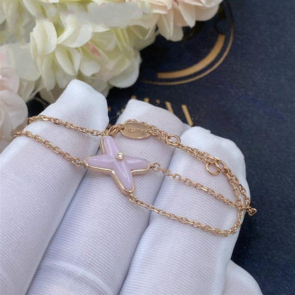 [Opulent Aurora]JEUX BRACELET PINK MOP PINK GOLD 1 DIAMOND