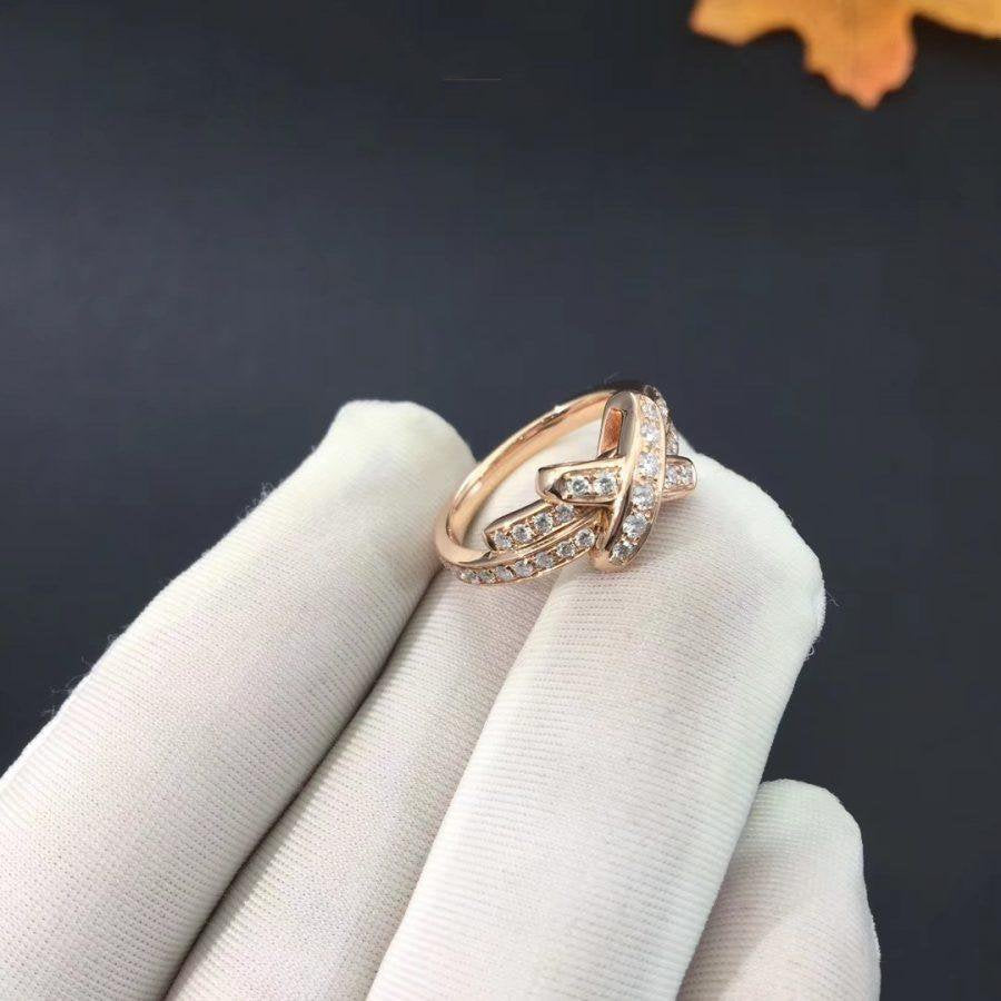 [Opulent Aurora]JEUX DE RING PINK GOLD DIAMOND