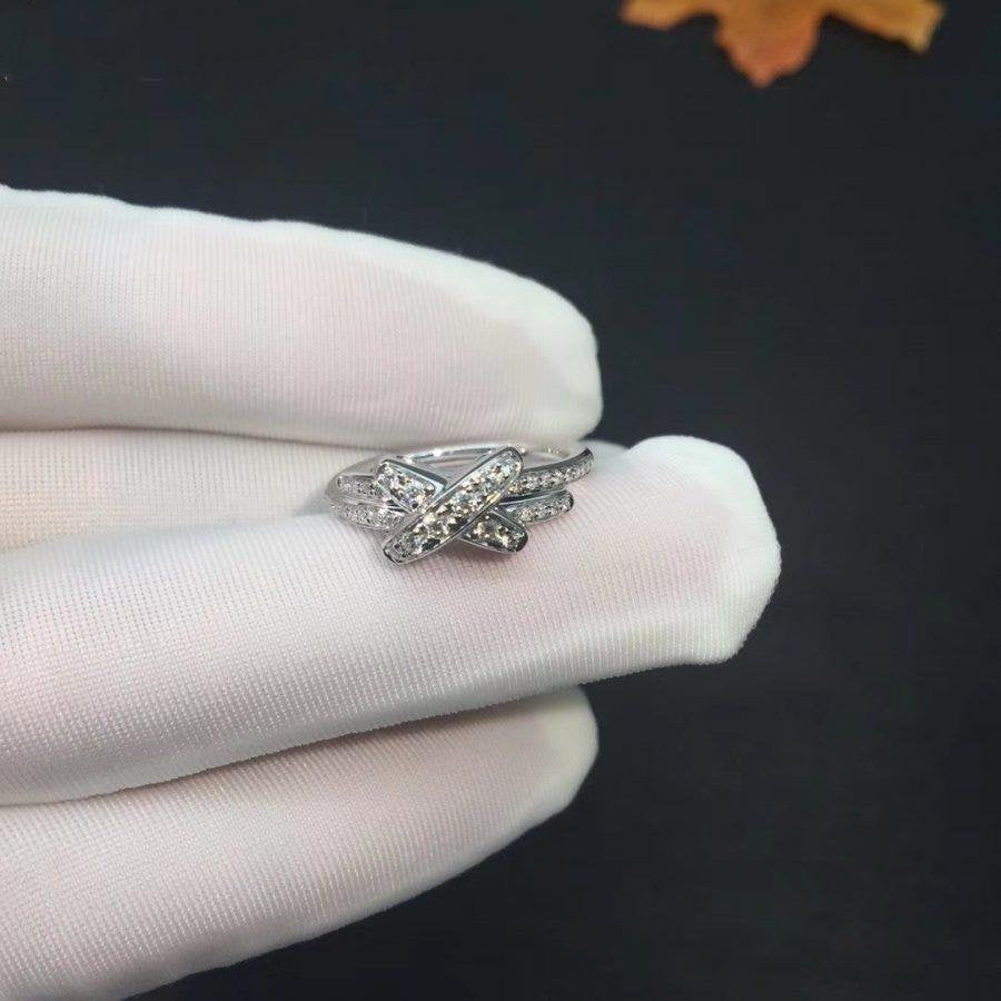 [Opulent Aurora]JEUX DE SILVER DIAMOND RING