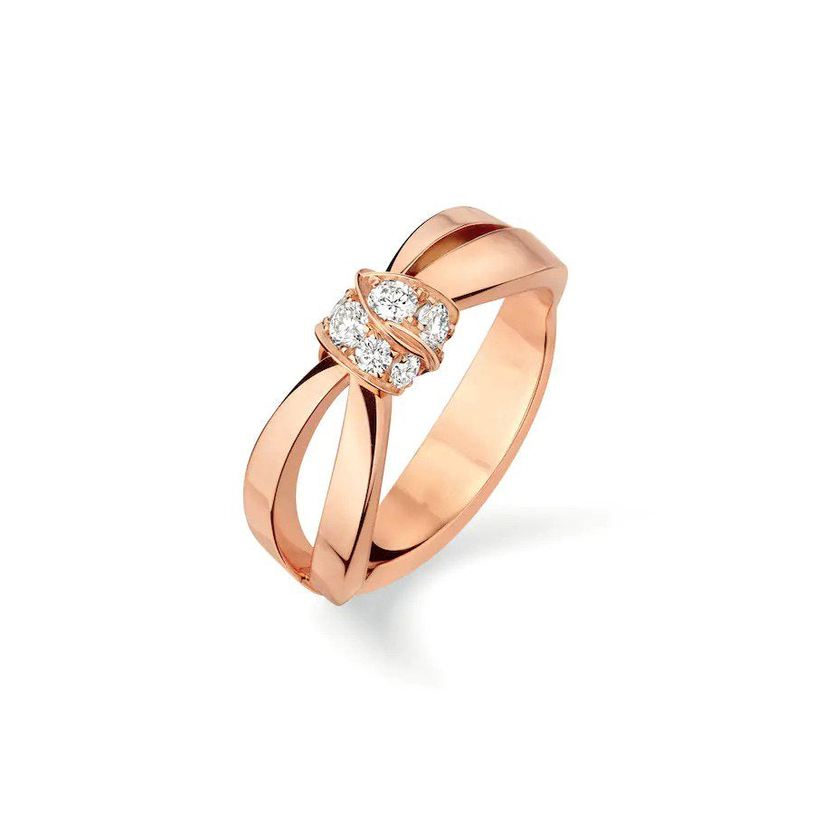 [Opulent Aurora]LIENS RING PINK GOLD DIAMOND