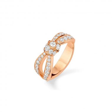 [Opulent Aurora]LIENS PINK GOLD DIAMOND RING