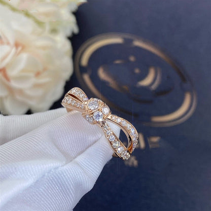 [Opulent Aurora]LIENS PINK GOLD DIAMOND RING